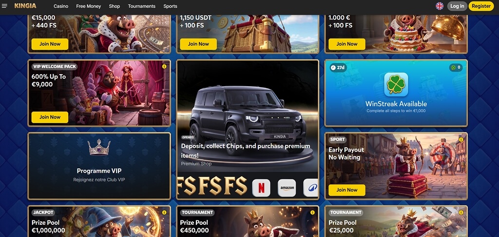 Kignia Casino Promotions